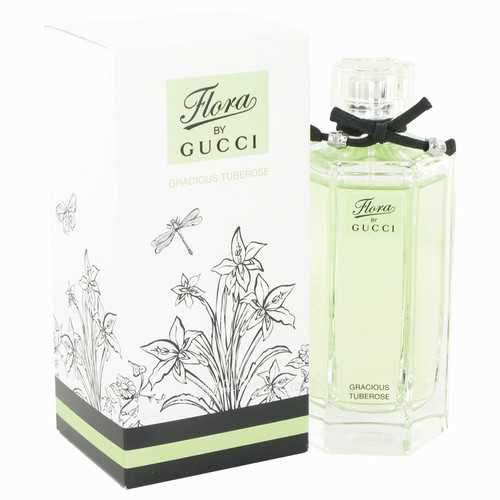 Flora Gracious Tuberose by Gucci Eau De Toilette Spray 3.3 oz (Women)