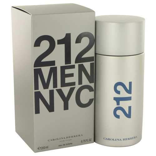 212 by Carolina Herrera Eau De Toilette Spray 6.8 oz (Men)